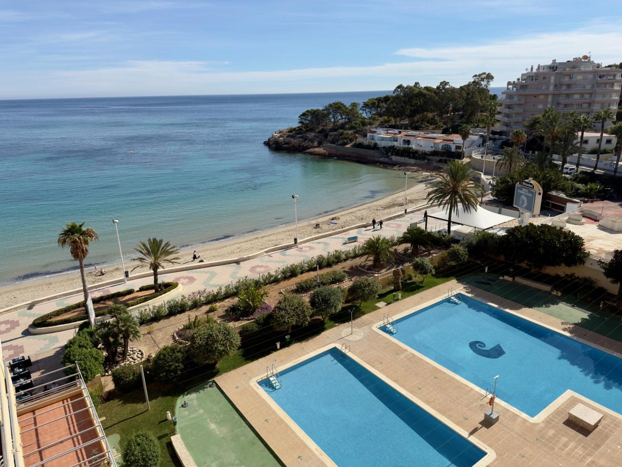 27C Vora 1 Dormitorio Con Vistas Al Mar Y Wifi Calpe Eksteriør billede